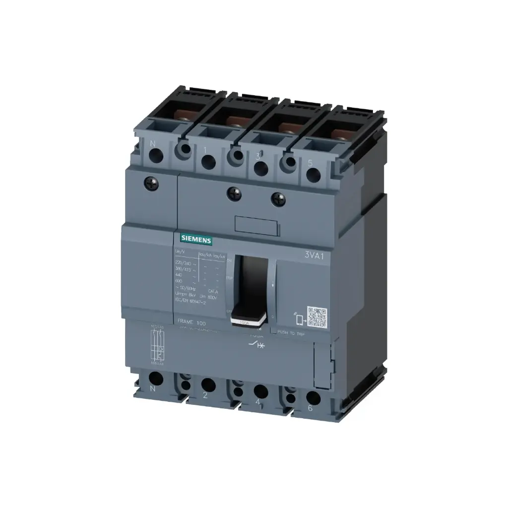 3VA1025-2ED42-0AA0,25A 4P 16KA FIXED MCCB-SIEMENS