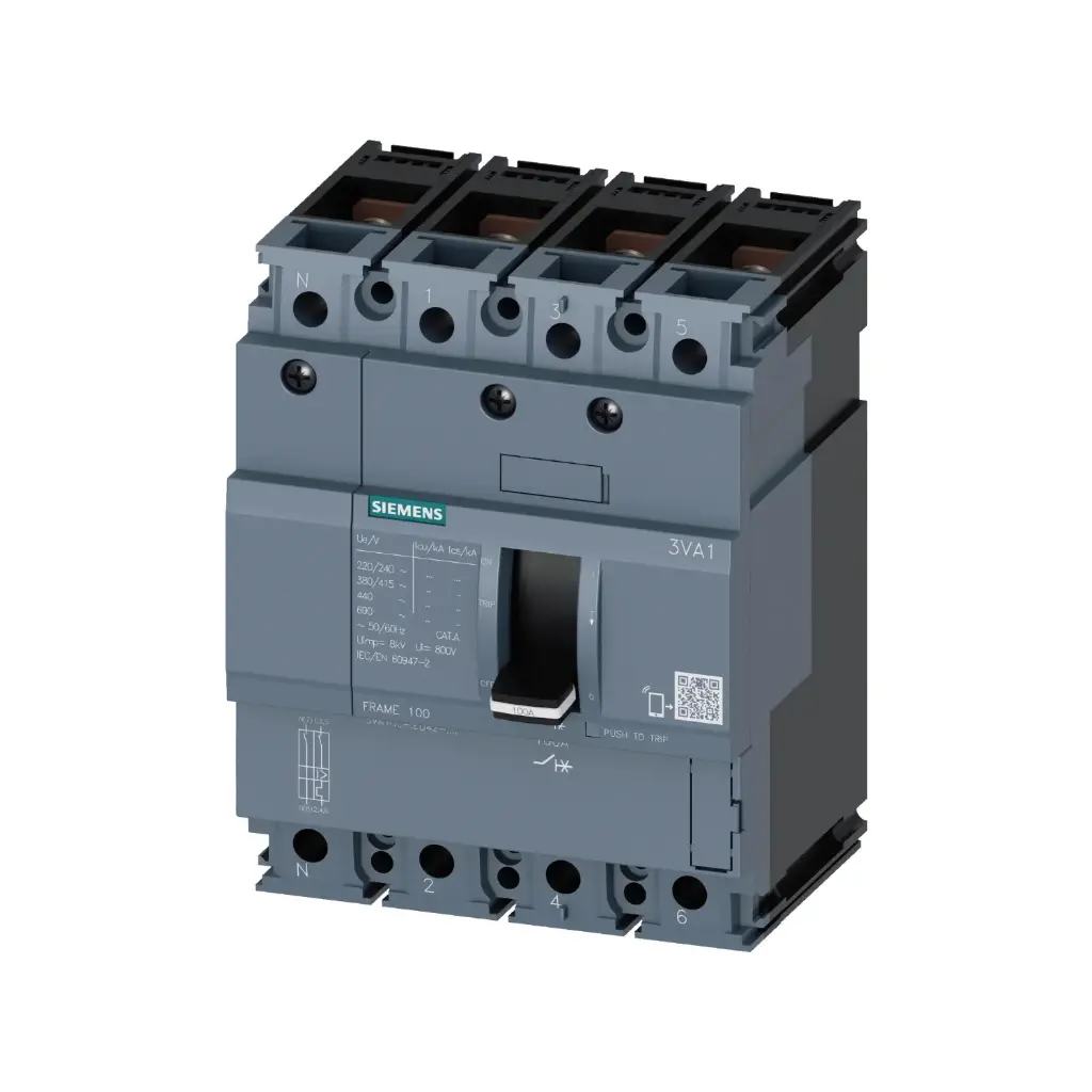 3VA1032-2ED42-0AA0,32A 4P 16KA FIXED MCCB-SIEMENS