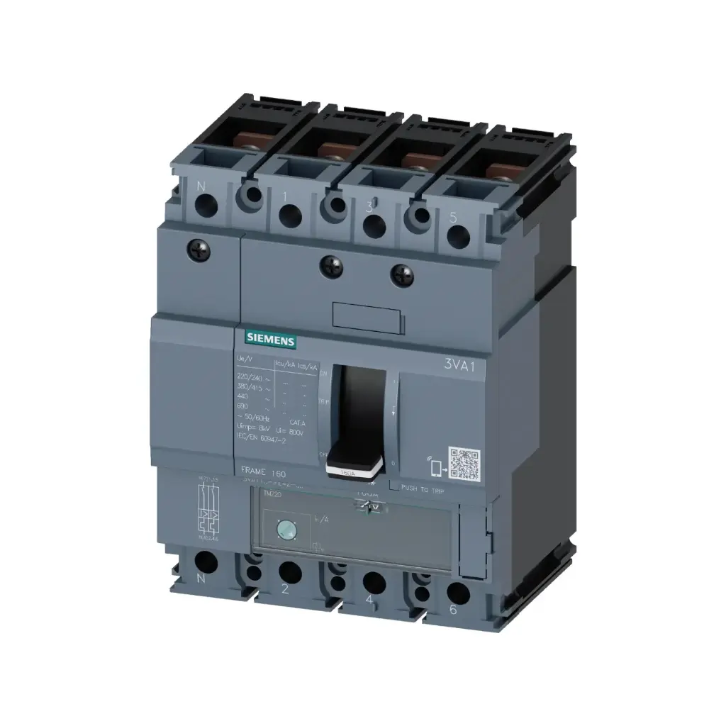 [SIEMENS] 3VA1163-6GE42-0AA0,63A 4POLE 70KA MCCB-SIEMENS