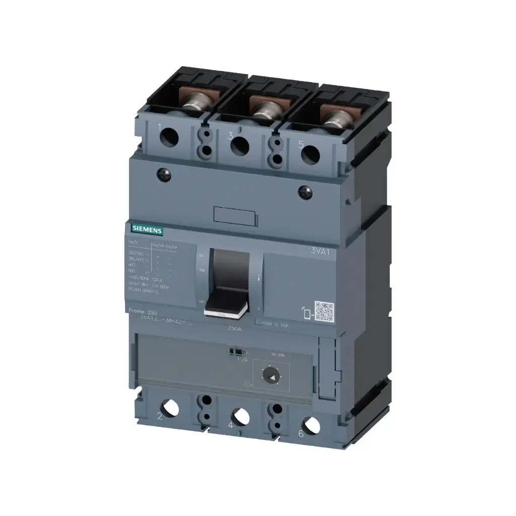 [SIEMENS] 3VA1216-5MH32-0AA0,160A 3P 55KA MOTORISED MCCB-SIEMENS