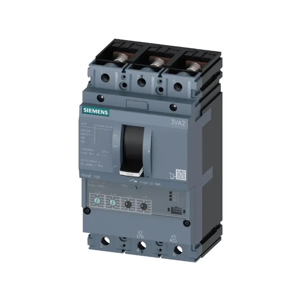 3VA2116-5HM32-0AA0,160A 3P 55KA MOTORISED MCCB-SIEMENS