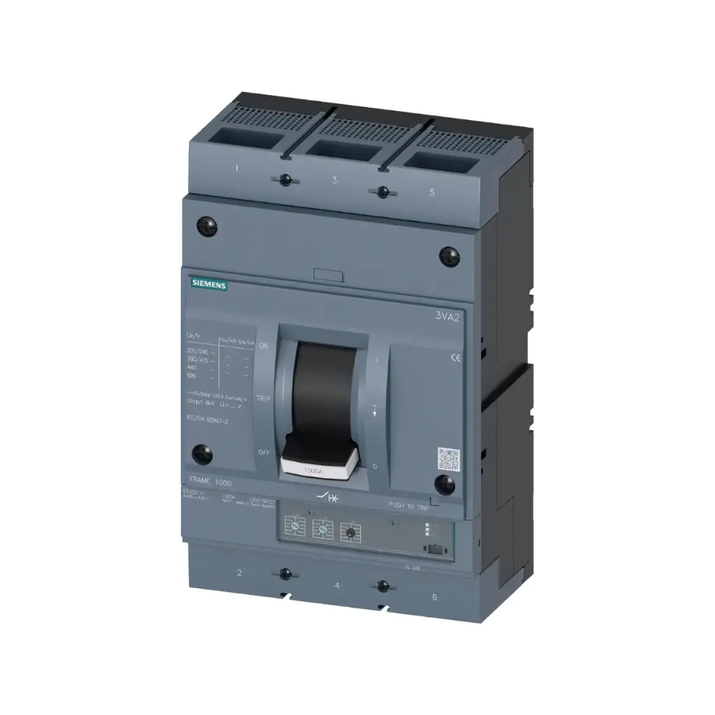 3VA2510-6HL32-0AA0,1000A 3P 70KA MCCB-SIEMENS