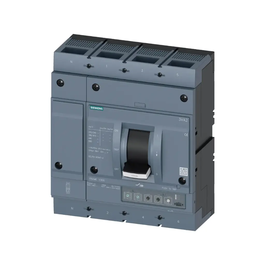 3VA2580-5HM42-0AA0,800A 4P 55KA MOTORISED MCCB-SIEMENS
