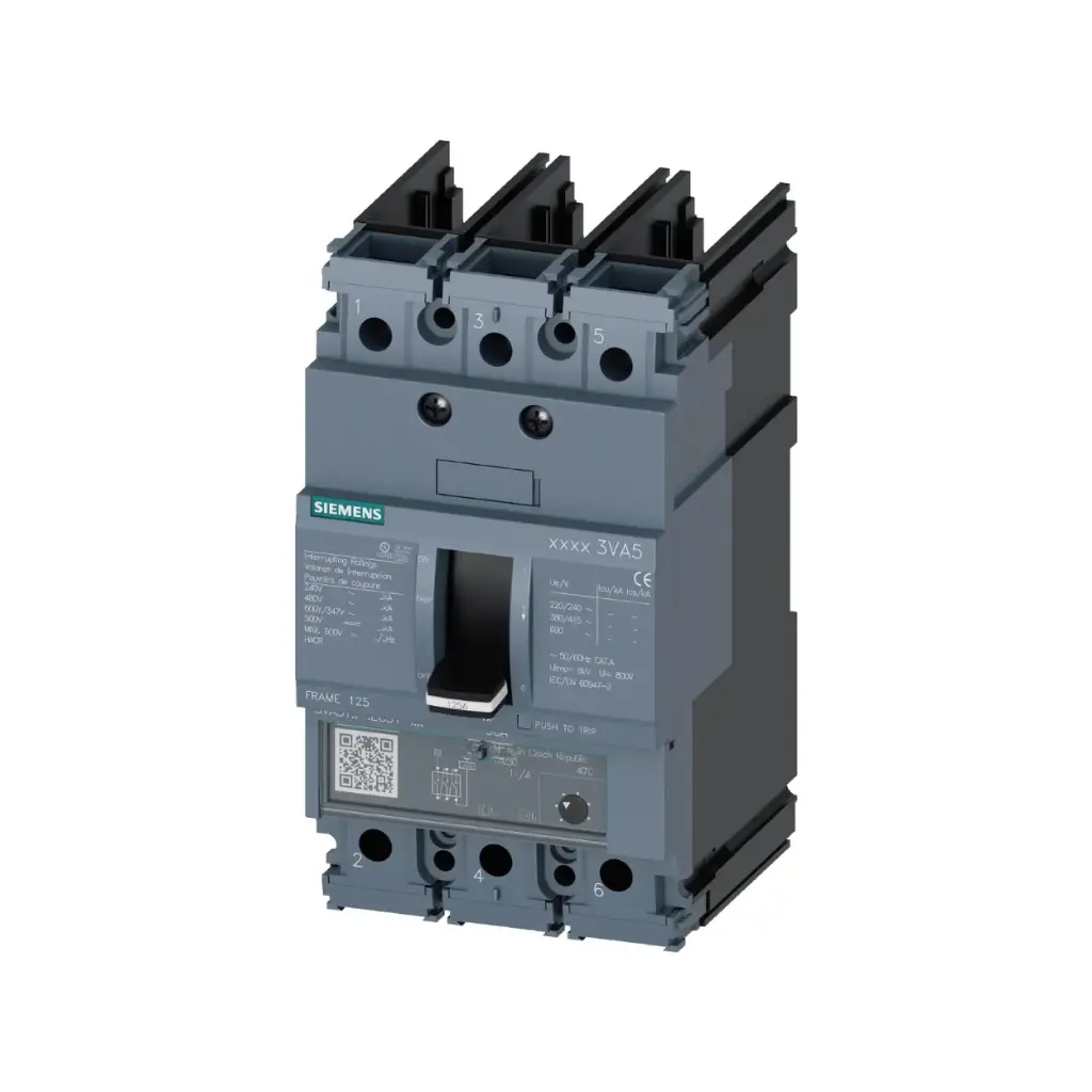 3VA5170-5EF31-0AA0,70A 3P 55KA MCCB-SIEMENS