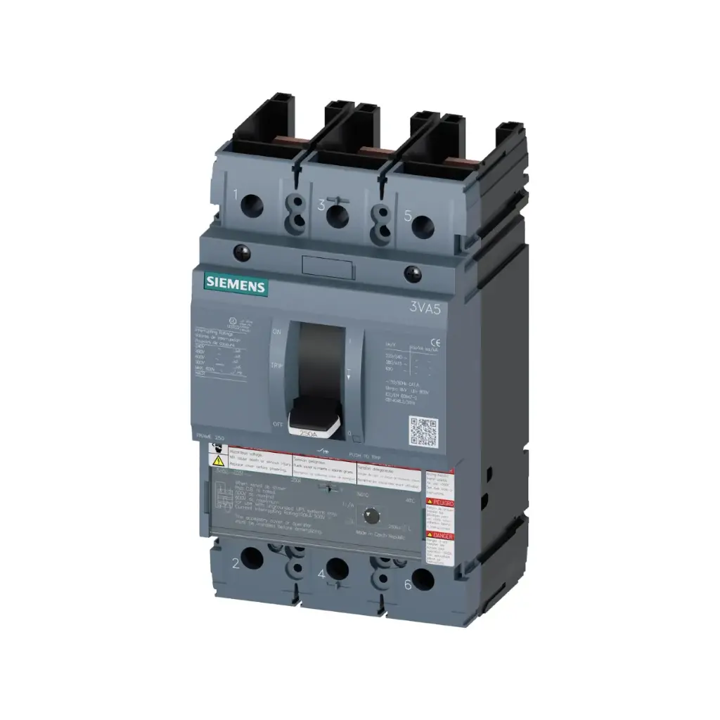 3VA5250-6ED31-0AA0,50A 3P 65KA MCCB-SIEMENS