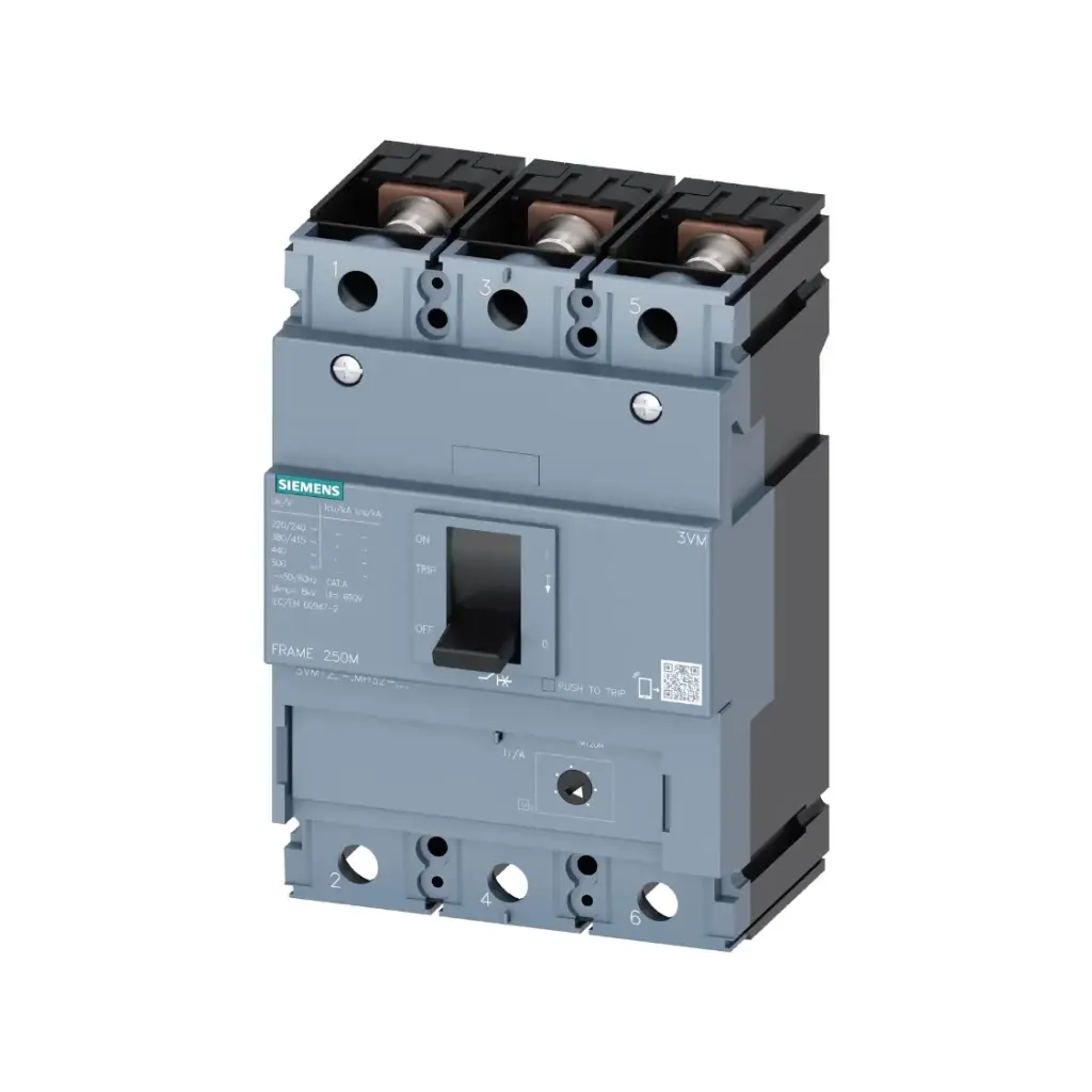 [SIEMENS] 3VM1220-5MH32-0AA0,200A 3P 55KA MOTORISED MCCB-SIEMENS