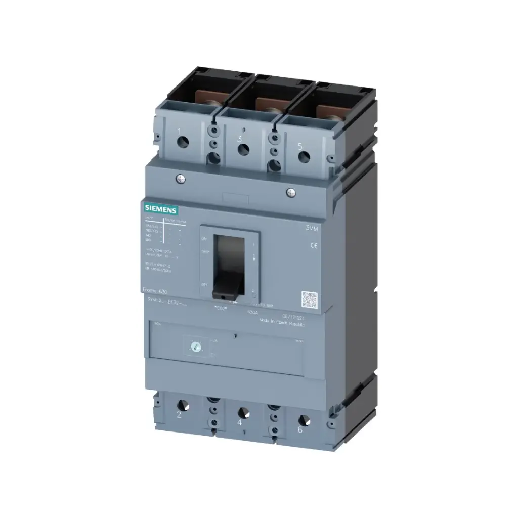 3VM1332-5EE32-0AA0,320A 3P 55KA ADJ MCCB - SIEMENS