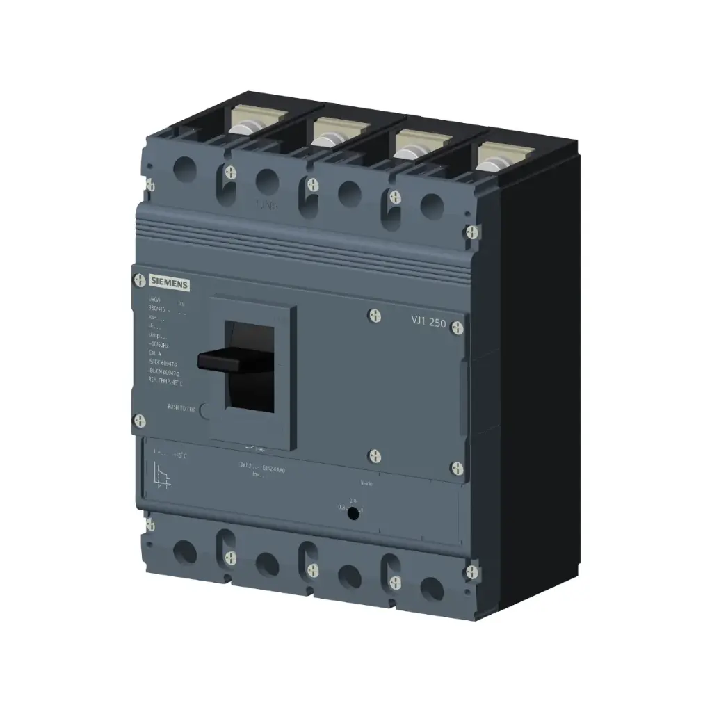 [SIEMENS] 3VJ1225-5EB42-0AA0,250A 4P 36KA ADJ MCCB-SIEMENS