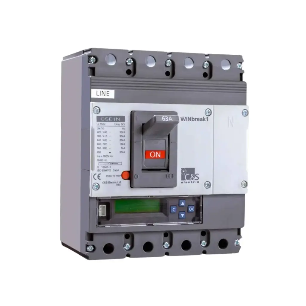 CS250NATU2004P,200A 4P 50KA ADJUSTABLE MCCB-C&S