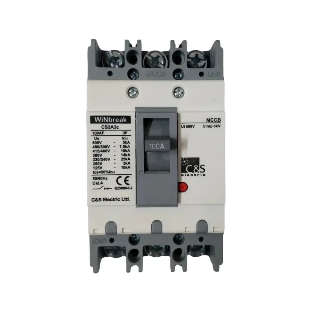 CS2A3-100,100A 3P 10KA MCCB-C&S