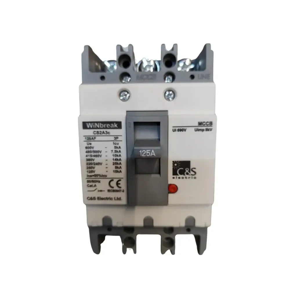 CS2A3C-125,125A 3P 10KA MCCB-C&S