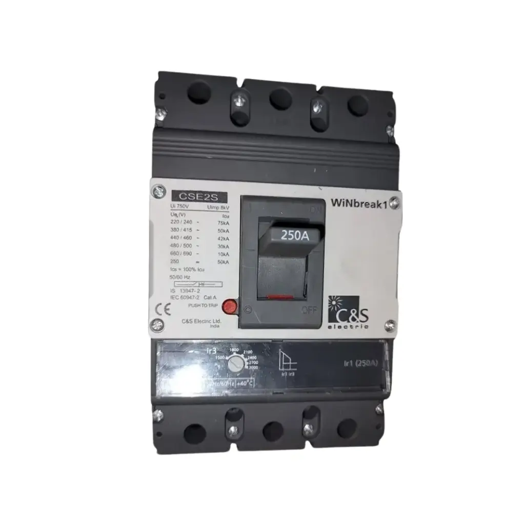 CSE2S250ATM3P250,250A 3P 50KA ADJUSTABLE MCCB-C&S