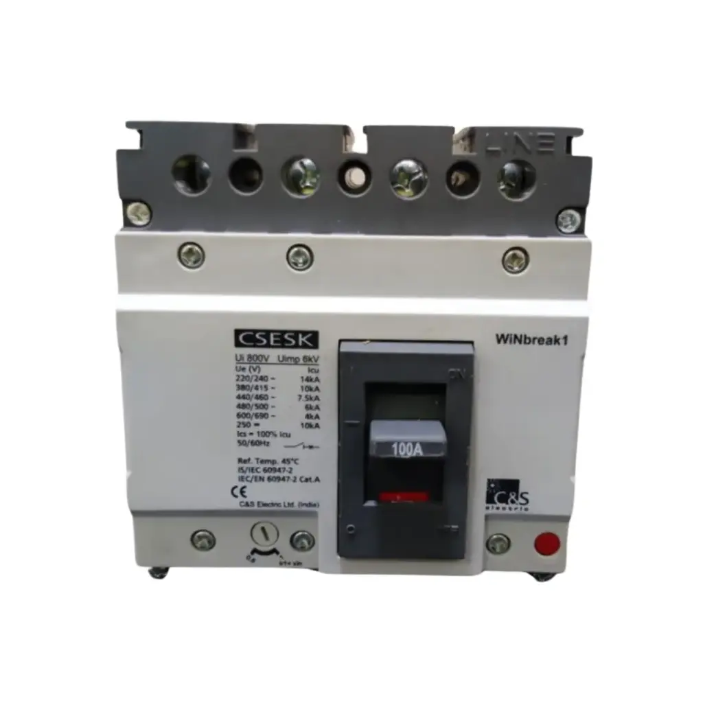 CSESK125FMU3P100A,100A 3P 10KA FIXED MCCB-C&S