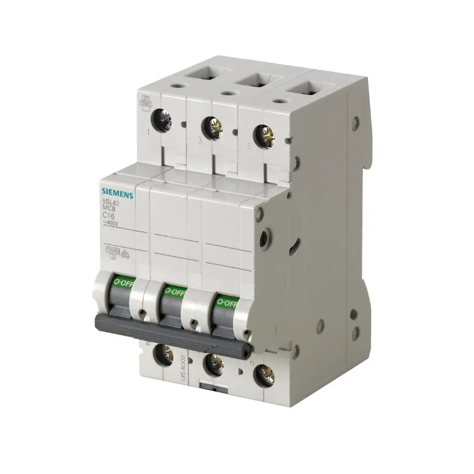 5SL4363-7RC-Z16,63A TP 10KA C CURVE MCB-SIEMENS