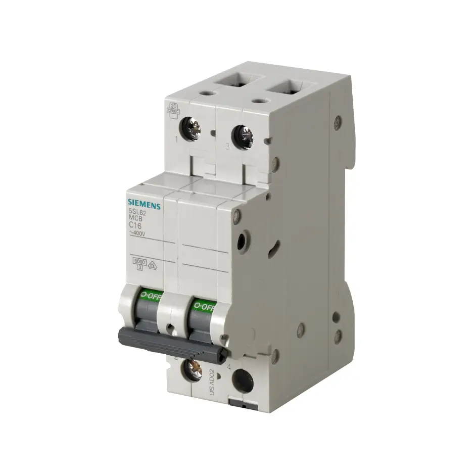 5SL6201-7RC,1A DP 7.5KA C CURVE MCB-SIEMENS