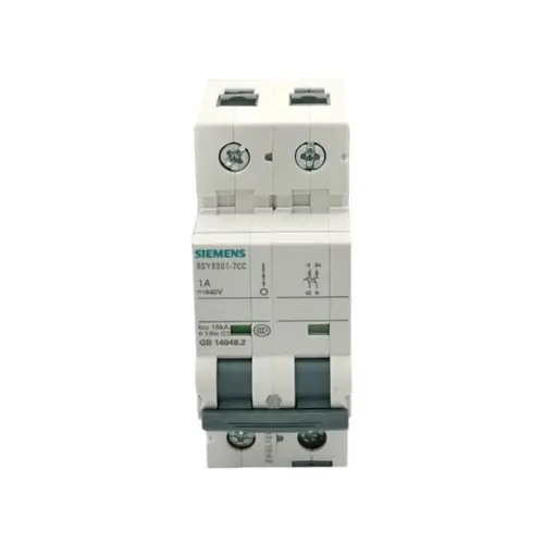 5SY5201-7CC,1A DP 10KA C CURVE 440V DC MCB-SIEMENS-(5SL5201-7RC)