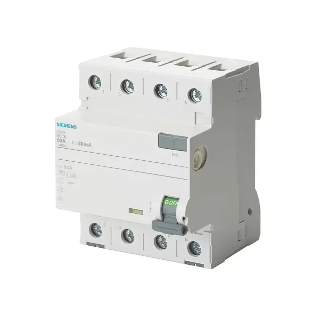 5SV3646-6RC,63A 4P 300MA TYPE A RCCB-SIEMENS
