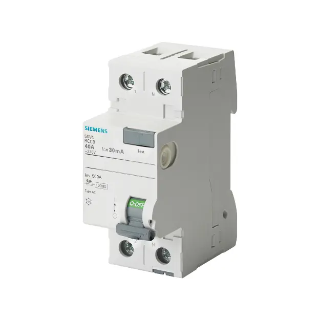 5SV4414-0RC,40A 2P 100MA TYPE AC RCCB-SIEMENS