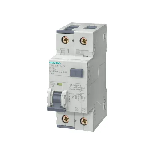 5SU1154-7KK10,10A 1P+N 10MA RCBO-SIEMENS