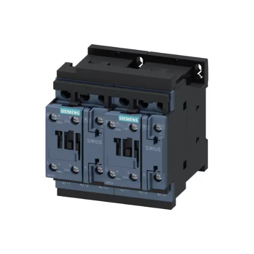 3RA2326-8XB30-1AL2,25A 11KW 3P 230V AC SCREW TERMINAL REVERSING CONTACTOR-SIEMENS