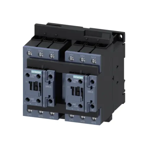 3RA2337-8XB30-1AG2,65AMPS 30KW AC3 3POLE 110V AC REVERSING CONTACTOR-SIEMENS