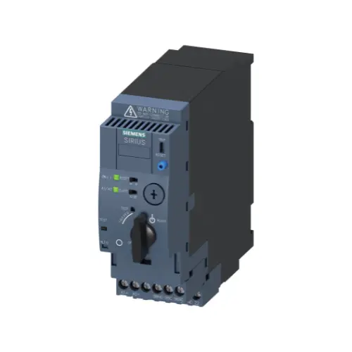 3RA6120-1DB33,12A 24V AC/DC 690V SIRIUS COMPACT LOAD FEEDER REVERSING STARTER-SIEMENS