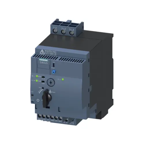 3RA6250-1BB32,0.32-1.25A 690V 24V AC/DC SIRIUS COMPACT LOAD FEEDER REVERSING STARTER-SIEMENS