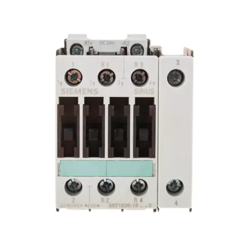 3RT1526-1BB40,25A 2NO+2NC 24V DC 4P CONTACTOR-SIEMENS-(3RT2526-1BB40)