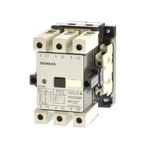 3TF4602-0AR0-ZA01,45A 2NO+2NC 415V AC 3P CONTACTOR-SIEMENS