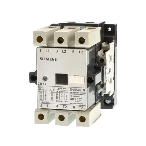 3TF4772-0AF0,70A 2NO+2NC 110V AC 3P CONTACTOR-SIEMENS