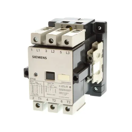 3TF4822-0AR0-ZA01,75A 2NO+2NC 415V AC 3P CONTACTOR-SIEMENS