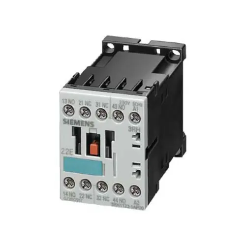 3RH1122-1AP00,10A 2NO+2NC 230V AC 3P AUX CONTACTOR-SIEMENS-(3RH2122-1AP00)
