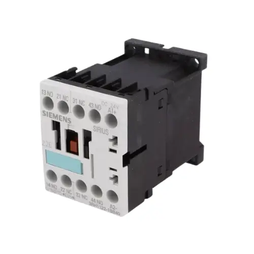 3RH1122-1BB40,10A 2NO+2NC 24V DC 3P AUX CONTACTOR-SIEMENS-(3RH2122-1BB40)