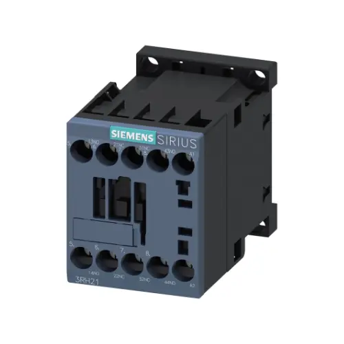 [SIEMENS] 3RH2122-1AB00-8K,10A 2NO+2NC 24V AC 3P AUX CONTACTOR-SIEMENS