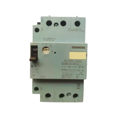 3VS1600-1MR00,36-52A INBUILT 1NO+1NC MPCB -SIEMENS