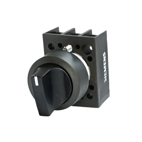 3SB5000-2AB01,2 POSITION MAINTAINED SELECTOR SWITCH BLACK COLOR-SIEMENS