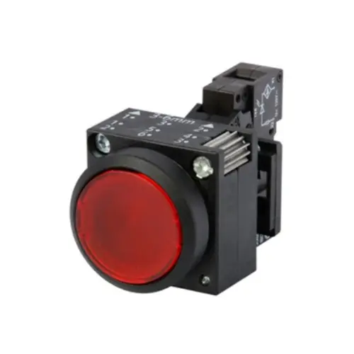 3SB5001-0AC01-0PQ0,ILLUMINATED PUSH BUTTON RED COLOR-SIEMENS