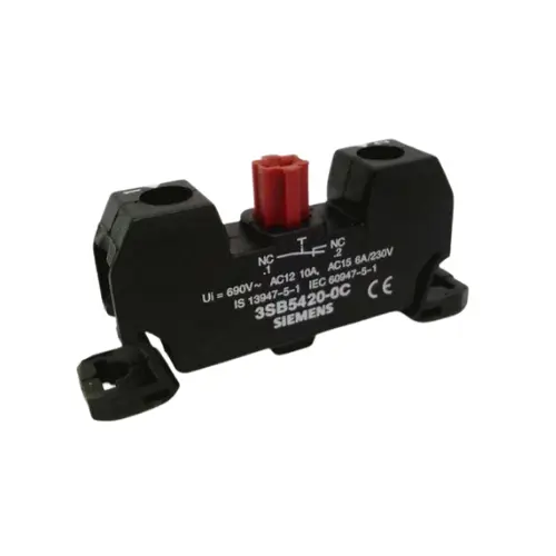 3SB5420-0C,CONTACT BLOCK FOR BASE MOUNTING 1NC-SIEMENS