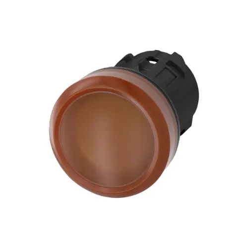 [SIEMENS] 3SU1001-6AA00-0AA0,22MM INDICATOR LIGHT ROUND TYPE PLASTIC AMBER-SIEMENS