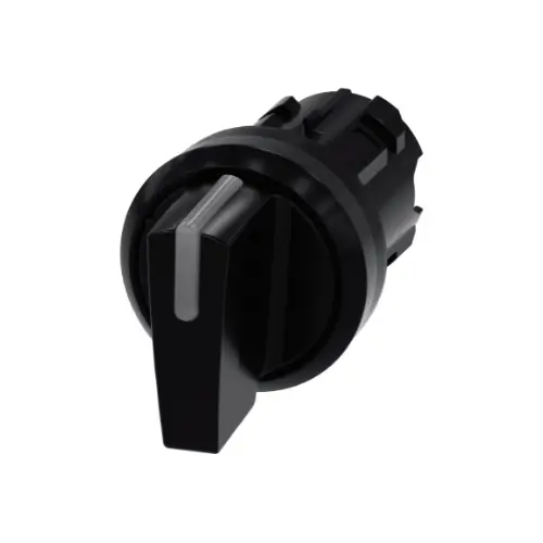 [SIEMENS] 3SU1002-2BM10-0AA0,ILLUMINABLE SELECTOR SWITCH BLACK COLOR 3 SWITCH POSITIONS MOMENTARY TYPE-SIEMENS