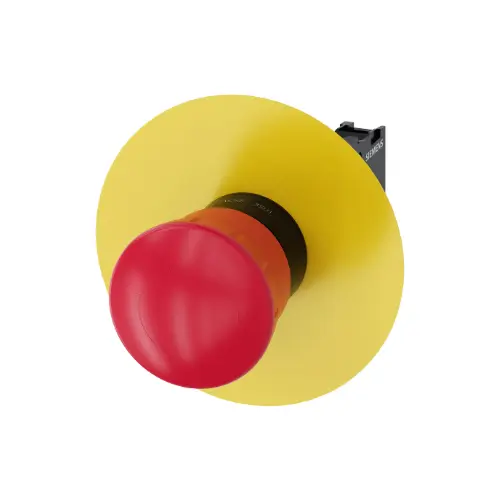 3SU1100-1HB20-1CF0,EMERGENCY STOP PUSH BUTTON 22MM FLAT RED COLOR-SIEMENS