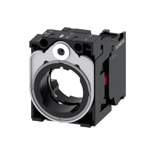 3SU1550-1AA10-1CA0,1NC 3-WAY SCREW TERMINAL HOLDER-SIEMENS