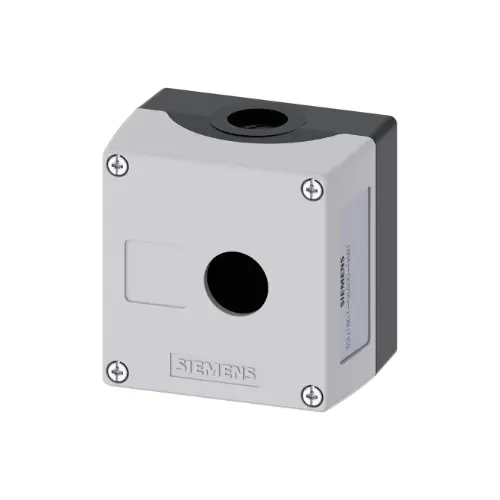3SU1851-0AA00-0AB1,METAL ENCLOSURE TOP PART GREY WITH 1 CONTROL POINT-SIEMENS