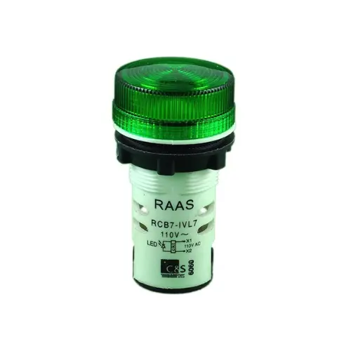 RCB7-IVL73-110,LED 110V AC/DC GREEN-C&S