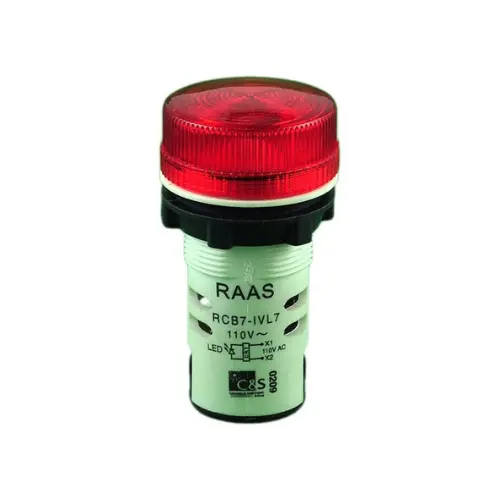 RCB7-IVL74-110,LED 110V AC/DC RED-C&S