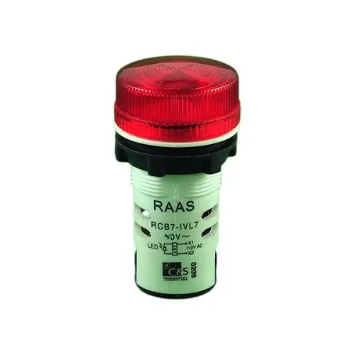 RCB7-IVL74-240,LED 240V AC RED-C&S