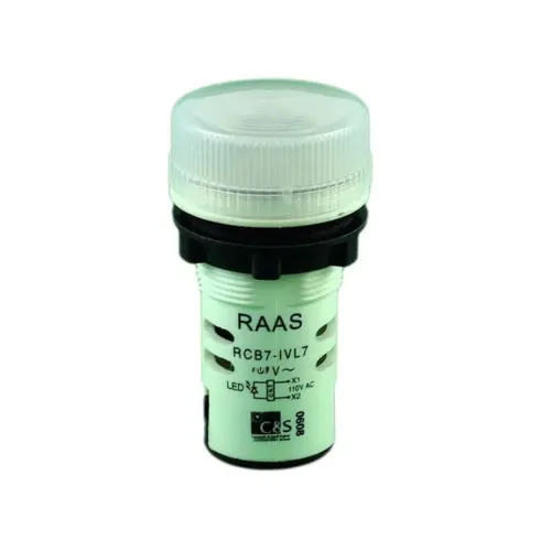 RCB7-IVL77-220,LED 220V AC/DC WHITE-C&S