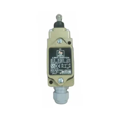 NLTPR,OIL TIGHT SNAP ACTION PUSH ROLLER LIMIT SWITCH TOP IP 65-BCH