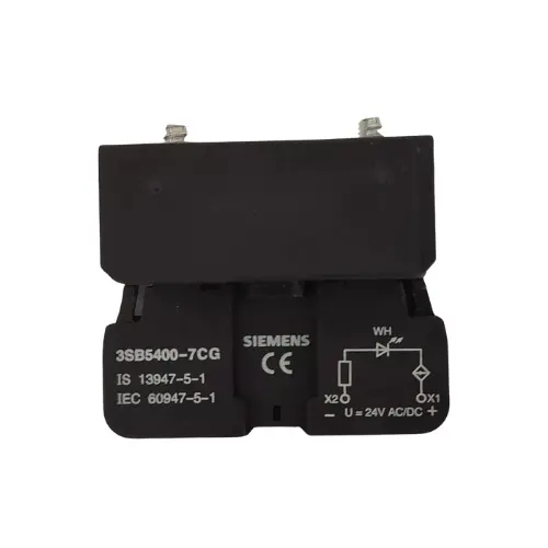 3SB5400-7CG,ILLUMINATION MODULE FOR 24V AC/DC LED WHITE COLOR-SIEMENS
