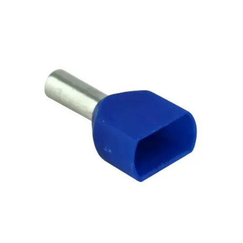 JG-E2512,2.5SQMM NYLON TUBULAR LUGS BLUE INSULATED TERMINAL END - JIGO